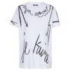 Balmain Sl Writing Printed T-shirt In White