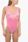 Balmain X Barbie Embossed Print Swimsuit