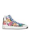 Balmain X Disney The Lion King B-court Sneakers In White