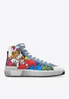 Balmain X Disney The Lion King B-court High-top Sneakers