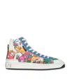 Balmain X Disney The Lion King B-court Sneakers In Blue