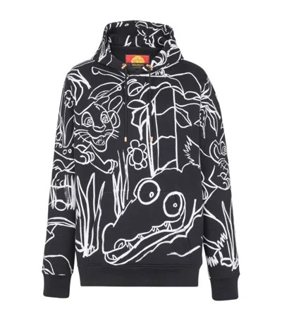 Balmain X Disney The Lion King Enfant Précoce Print Hoodie In Black