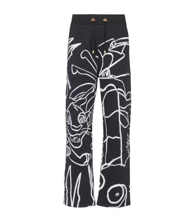 Balmain X Disney The Lion King Sweatpants In Black