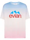 Balmain X Evian Gradient-effect T-shirt In Pink