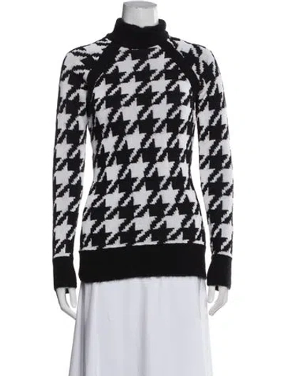 Pre-owned Balmain X Net-a-porter Printed Sweater In Black