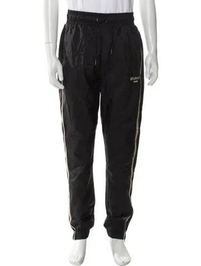 Pre-owned Balmain X Puma Striped Joggers In Black