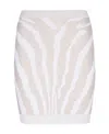 Balmain Synthetic Fibers Skirt In White