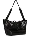 Balmain Zip-detail Leather Tote Bag In Black