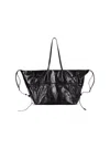 Balmain Rectangular Tote Bag Shoulder Strap In Black