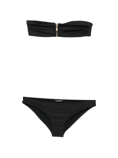 Balmain Zip-fastening Bikini In Black
