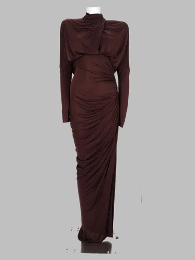 Balmain -inspired Tailored Mini Dress For Women In Brown