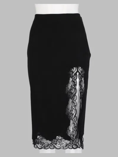 Balmain -style Mini Skirt For Women In Black