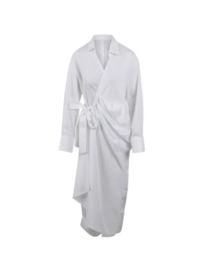 Balossa Alissa Shirt Dress In White