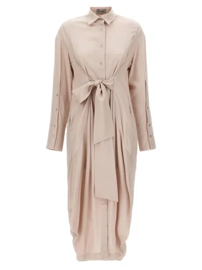 Balossa Semira Dress In Nude & Neutrals