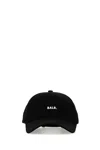 Balr. Brand Cotton Cap In Jetblack