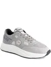 Balr. Brand Luxe Mesh-panelled Sneakers In Gray