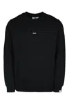 Balr. Balr Brand Regular Fit Crewneck In Jetblack
