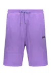 Balr. Cotton Bermuda Shorts In Purple