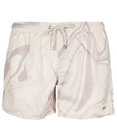 Balr. Cotton Bermuda Shorts In Neutral