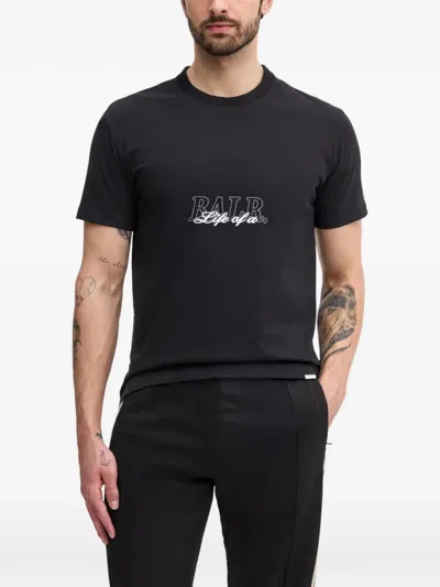 Balr. Crewneck Graphic T-shirt In Black