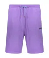 Balr. Cotton Bermuda Shorts In Purple