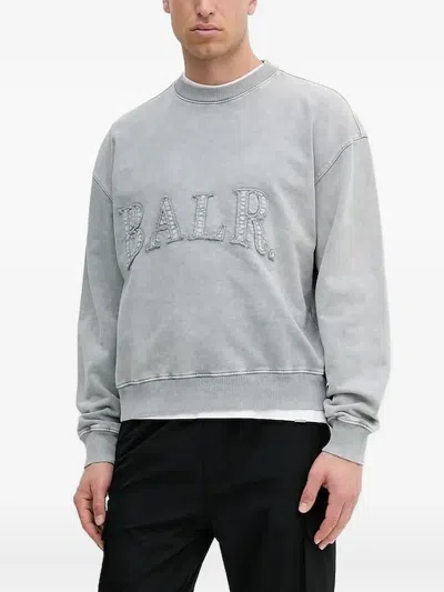 Balr. Embroidered-logo Sweatshirt In Gray