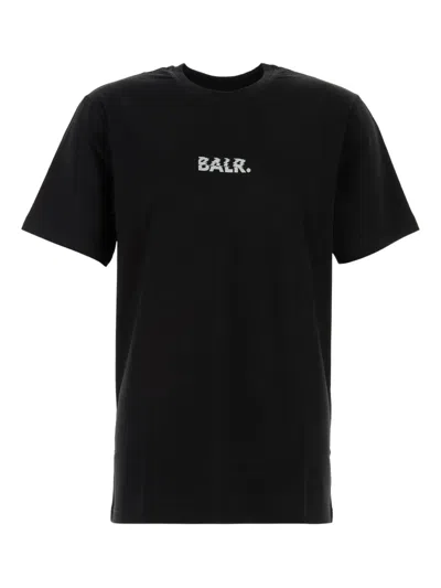 Balr. Glitch Logo-print T-shirt In Black