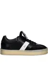 Balr. Gotg Leather Sneakers In Black