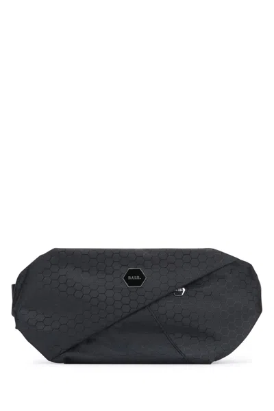 Balr. Hexline Badge Waist Pack In Jetblack