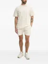 Balr. Honeycomb-textured Shorts In Neutral