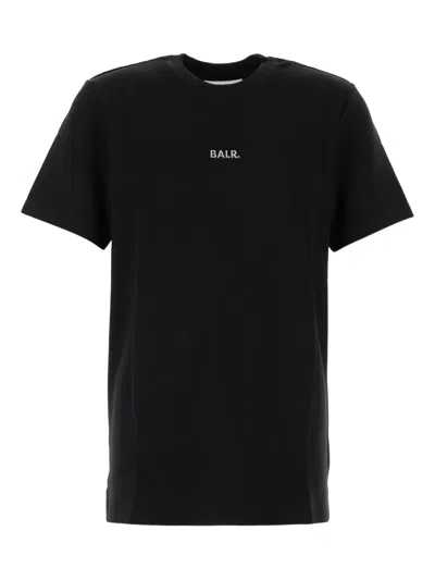 Balr. Logo-embroidered Cotton T-shirt In Black