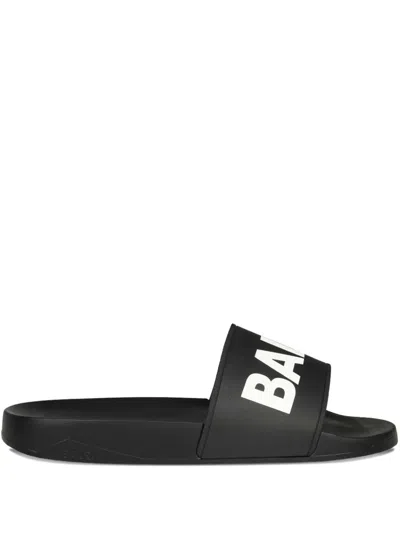 Balr. Logo-print Slides In Black