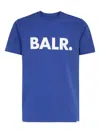 Balr. Logo Cotton T-shirt In Blue