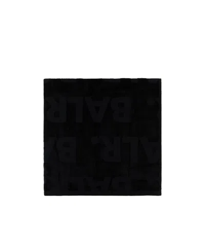 Balr. Logo-jacquard Towel In Black