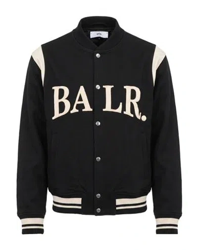 Balr. Man Jacket Black Size S Cotton
