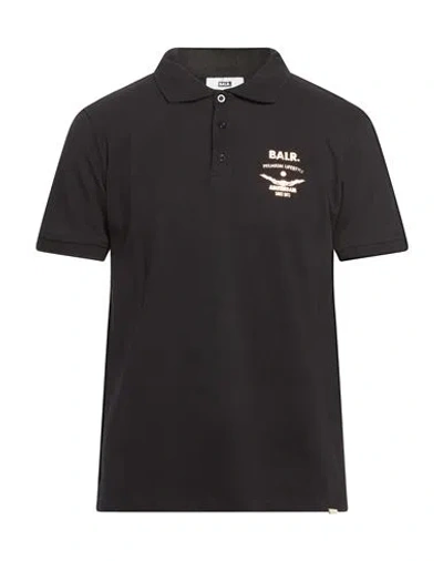 Balr. Man Polo Shirt Black Size S Cotton
