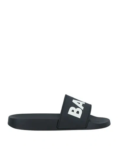 Balr. Man Sandals Black Size 10 Rubber