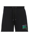 Balr. Man Shorts & Bermuda Shorts Black Size L Organic Cotton, Cotton, Polyester In Black