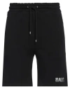 Balr. Man Shorts & Bermuda Shorts Black Size Xxl Organic Cotton, Cotton, Polyester In Black