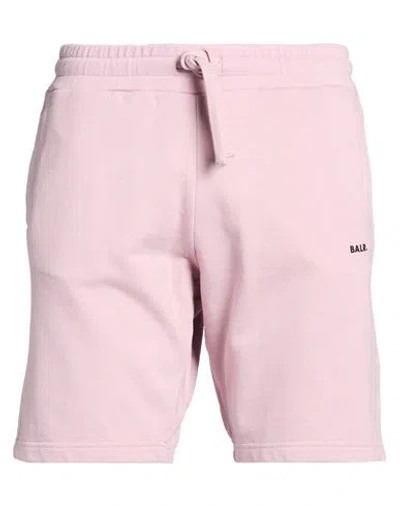 Balr. Man Shorts & Bermuda Shorts Blush Size S Cotton In Pink