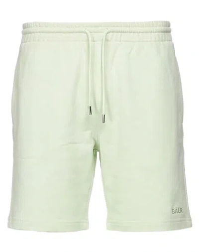 Balr. Man Shorts & Bermuda Shorts Light Green Size Xs Cotton, Polyester