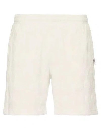 Balr. Man Shorts & Bermuda Shorts Off White Size S Cotton