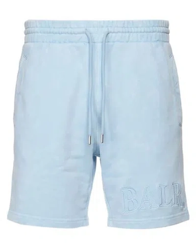 Balr. Man Shorts & Bermuda Shorts Sky Blue Size Xs Cotton