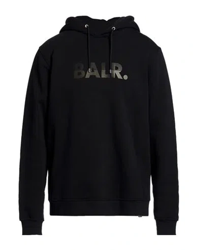 Balr. Man Sweatshirt Black Size Xl Cotton, Polyester
