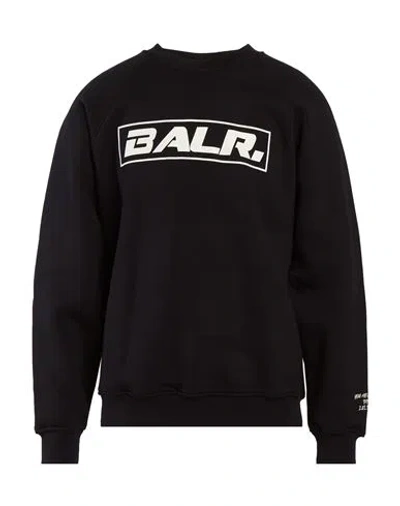Balr. Man Sweatshirt Black Size Xl Cotton, Polyester