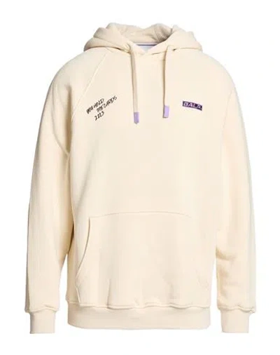 Balr. Man Sweatshirt Cream Size L Cotton, Polyester In White