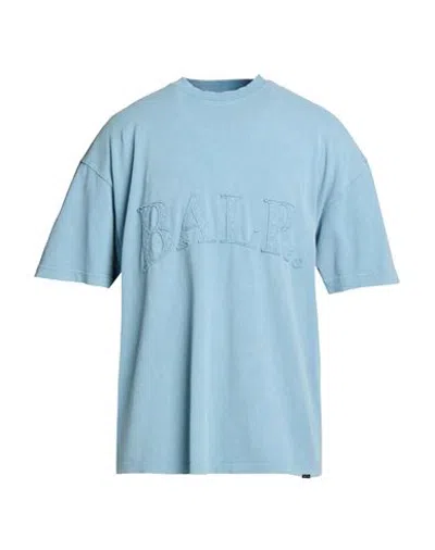 Balr. Man T-shirt Azure Size Xs Cotton In Blue