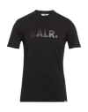 Balr. Man T-shirt Black Size L Cotton, Elastane