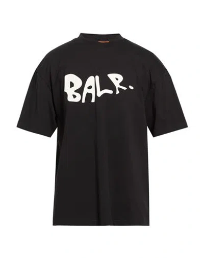 Balr. Man T-shirt Black Size Xl Cotton