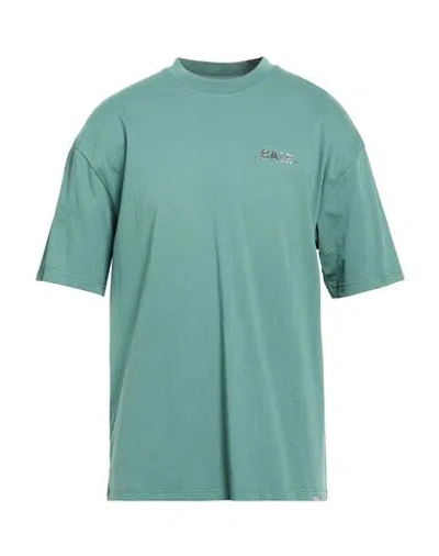 Balr. Man T-shirt Emerald Green Size S Cotton